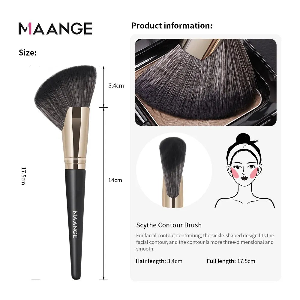 MAANGE Angled Contour Blush Brush