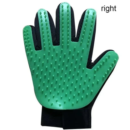 Rubber Dog Grooming Hair Gloves