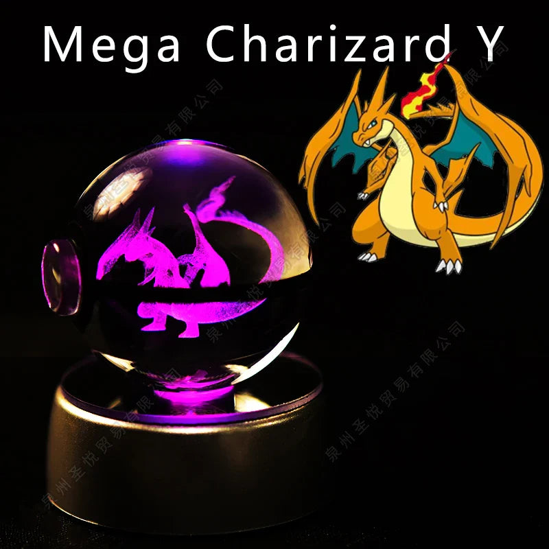 3D Pokémon Crystal Ball Lamp