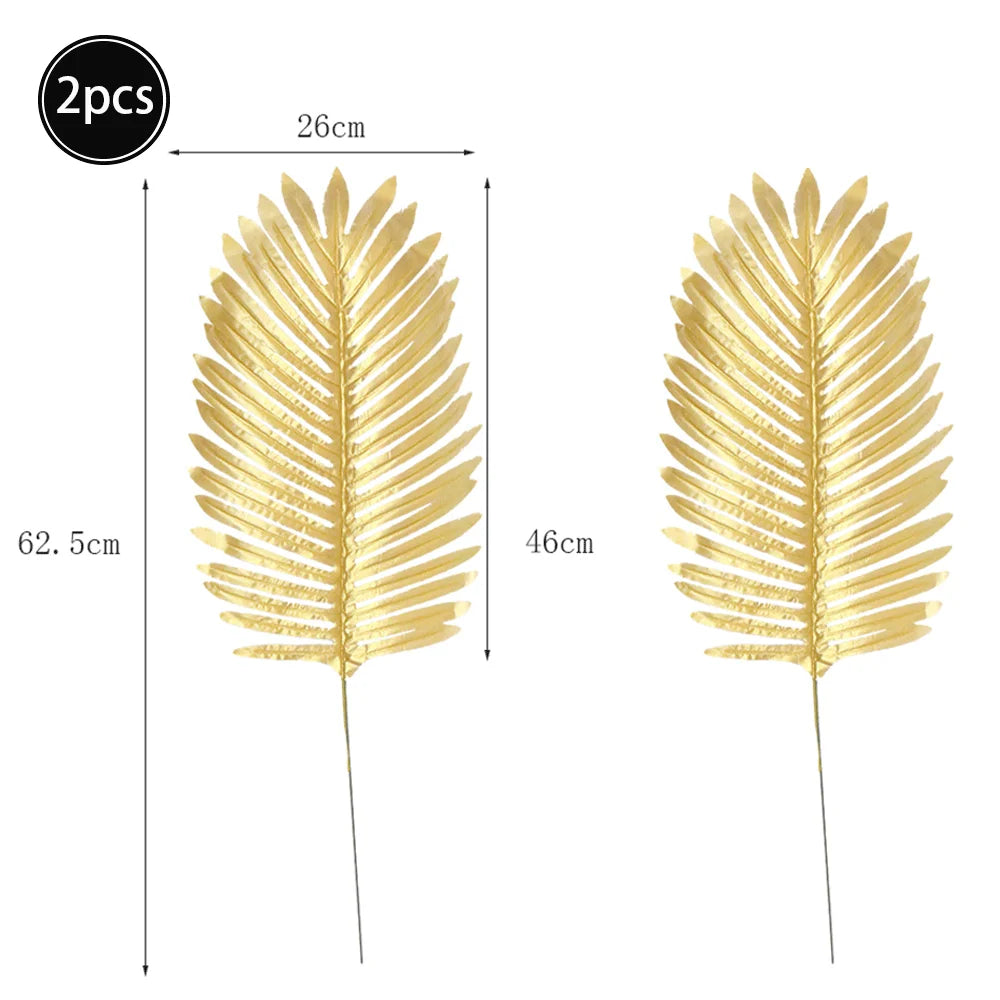 Artificial Tropical Palm Monstera Leaves