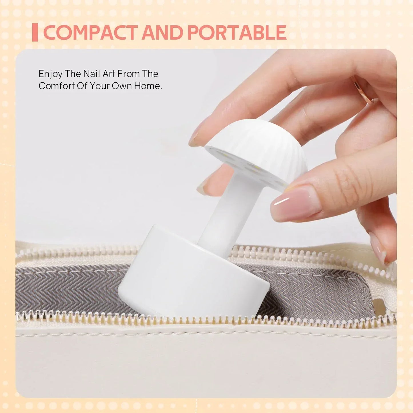 Mini Portable UV Nail Lamp