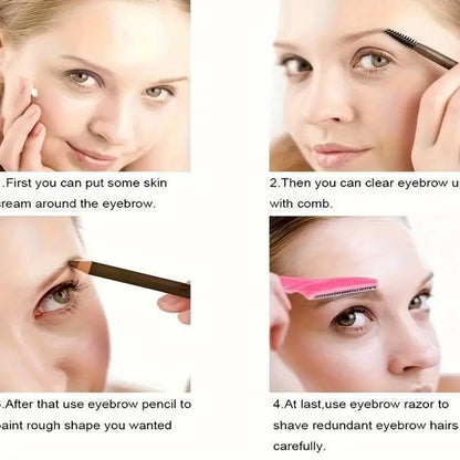 Multi-Piece Eyebrow Shaver Kit