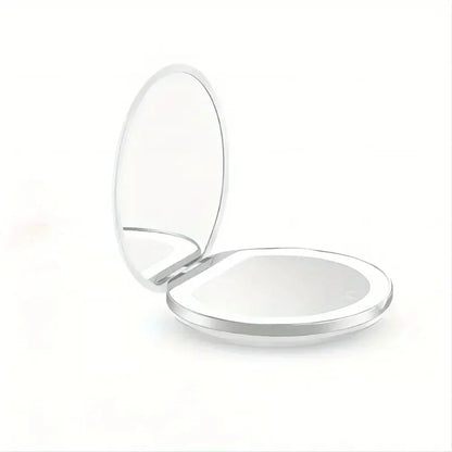 Compact LED Makeup Mirror