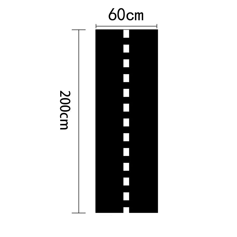 Racing Car Checkered Table Runner