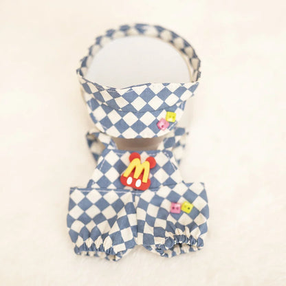 Yoocour Labubu Checkerboard Tennis Outfit