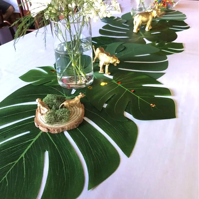 Artificial Tropical Palm Leaf Decor