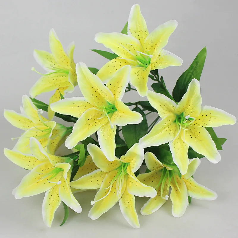 Multicolor Artificial Lily Bouquet