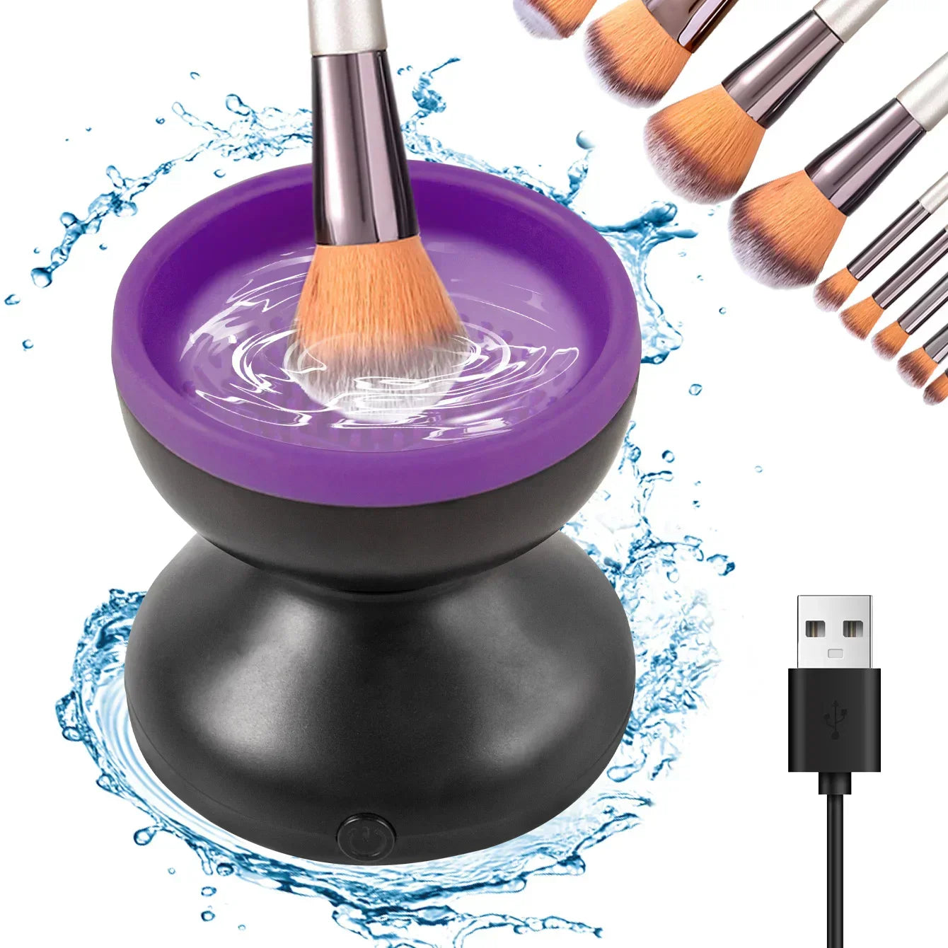Portable USB Makeup Brush Cleaner