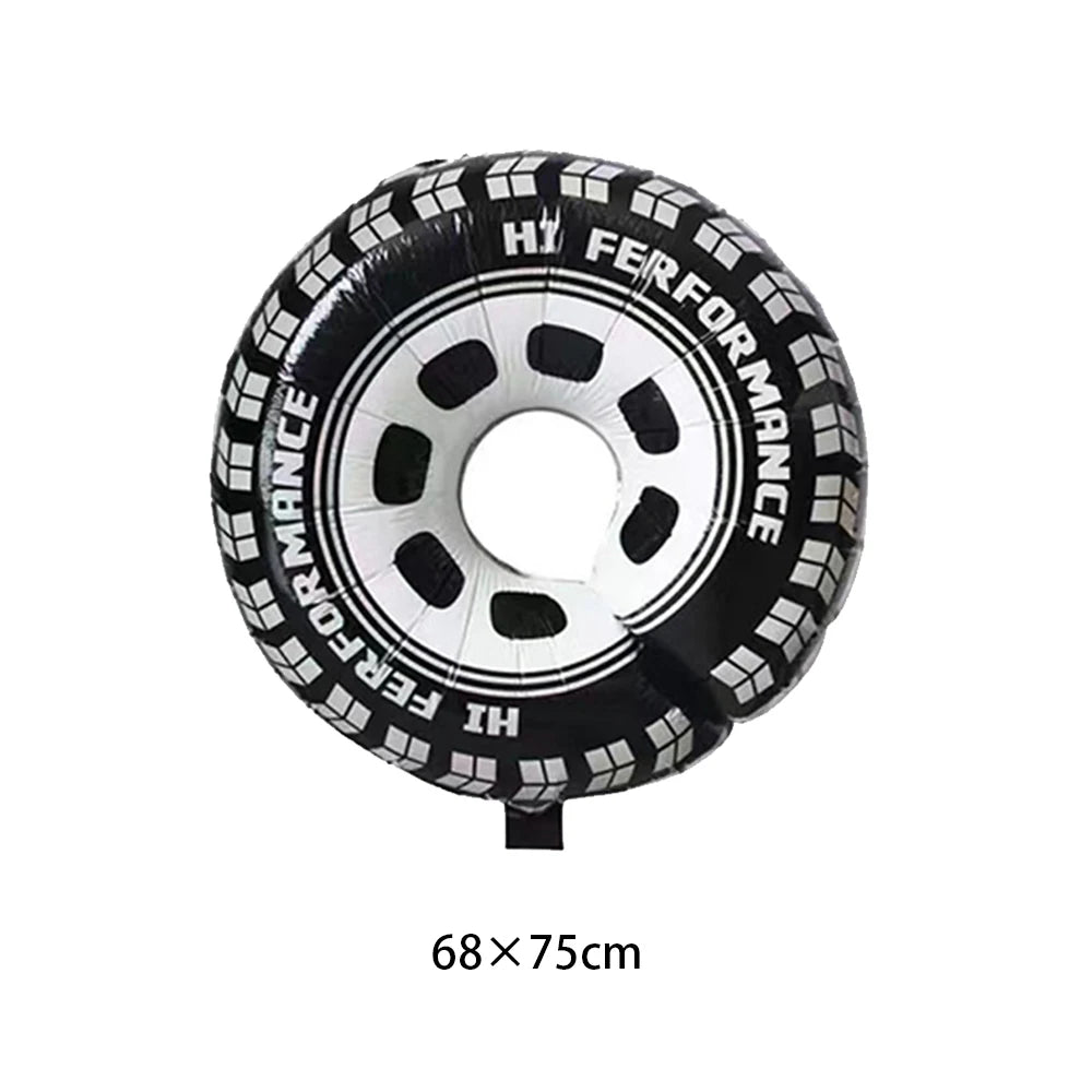 Racing Car Checkered Table Runner