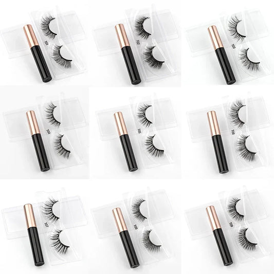 1 Pair Magnetic 3D Mink Lashes