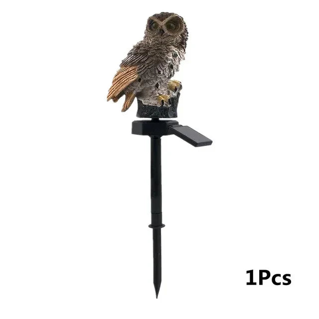 Solar Owl Garden Light Lamp