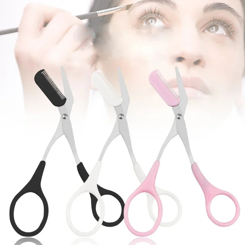 Stainless Steel Eyebrow Trimmer Set
