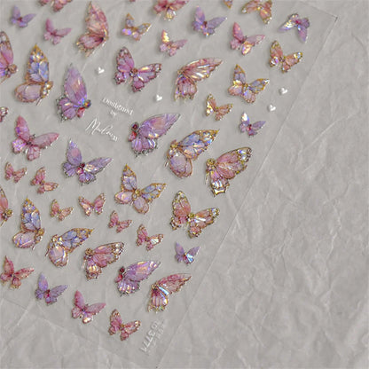 NAILFYOU Kawaii Butterfly Nail Stickers