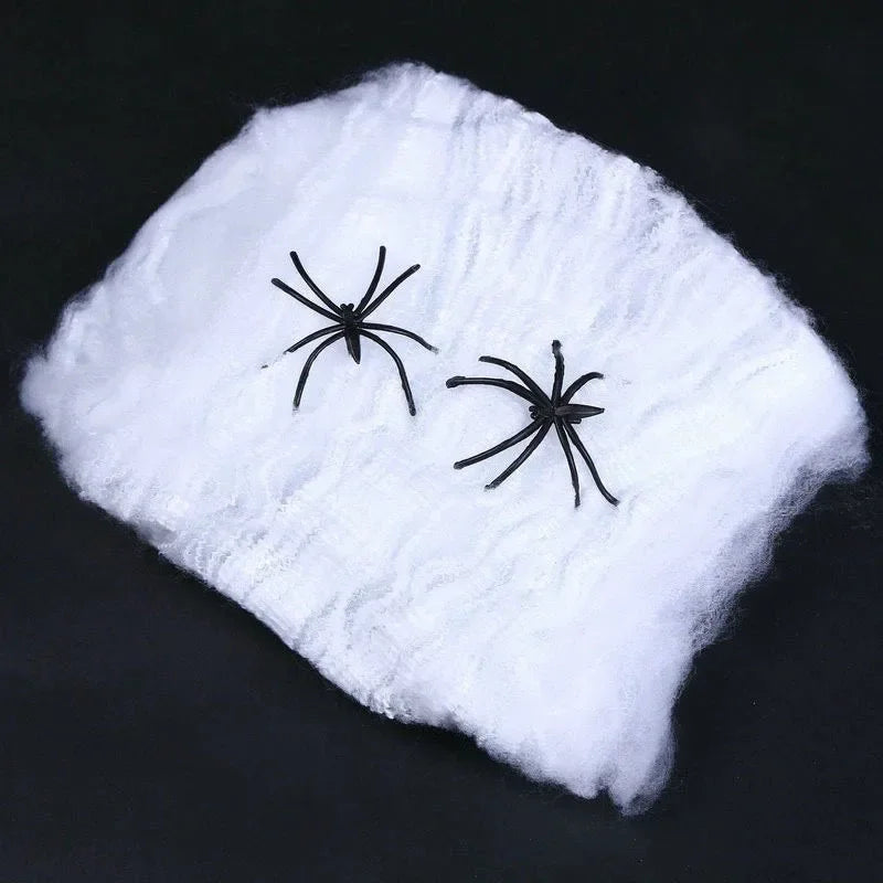 Halloween Stretchy Spider Web Decor
