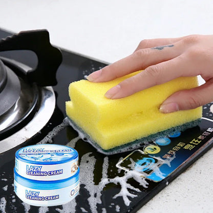 🔥Hot Sale 50% off🎁Multifunctional Effective Cleaning Cream with Sponge - Buy 2 get 1 free