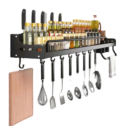 Kitchen Seasoning Shelf Wall – Convenient and Space-Saving Storage for Your Spices