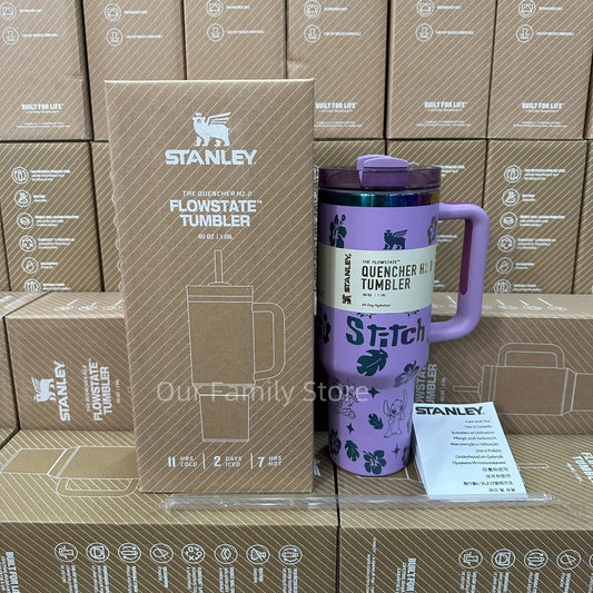 Monster Purple Stanley Quencher Tumbler