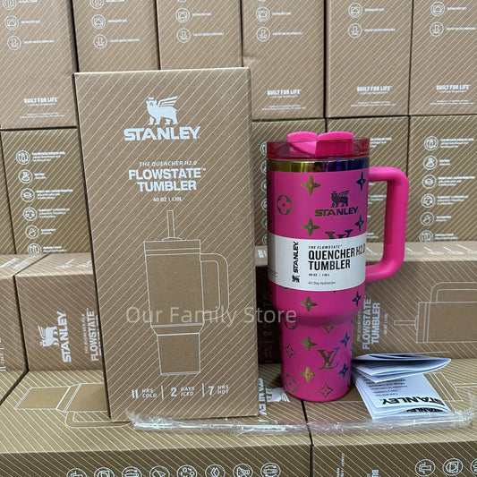 Stanley Quencher Tumbler Co-signed Rose